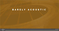 Desktop Screenshot of barelyacoustic.com