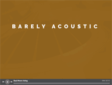 Tablet Screenshot of barelyacoustic.com